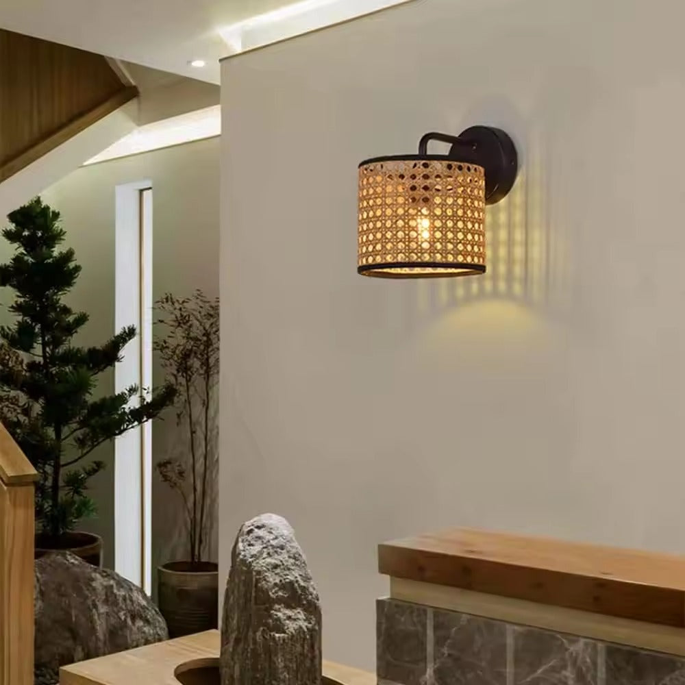 Wall Lamp | Cane Webbing Wall Lamp LP-17